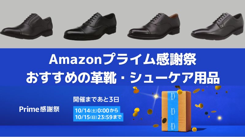 【2023年】Amazonプライム感謝祭でおすすめの革靴（ビジネスシューズ）・シューケア用品 